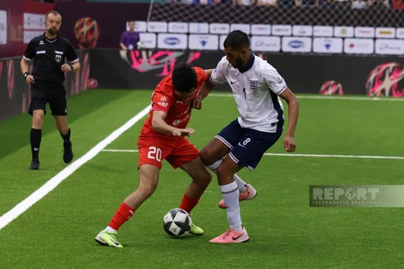 Azərbaycanın minifutbol millisi Bakıda keçirilən dünya çempionatında adını yarımfinala yazdırıb