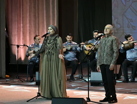 İlham Əliyev və Mehriban Əliyeva Ağdam Muğam Mərkəzinin açılışında iştirak ediblər - YENİLƏNİB-3