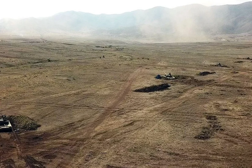 Минобороны Азербайджана: Войска, участвующие в учениях, выдвигаются в районы оперативного назначения - ВИДЕО