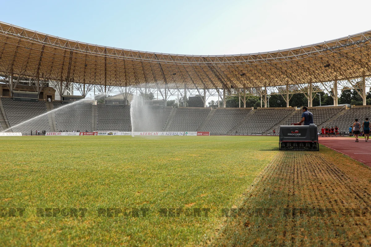 Respublika stadionunun meydançasını xüsusi örtük xilas edə bilər