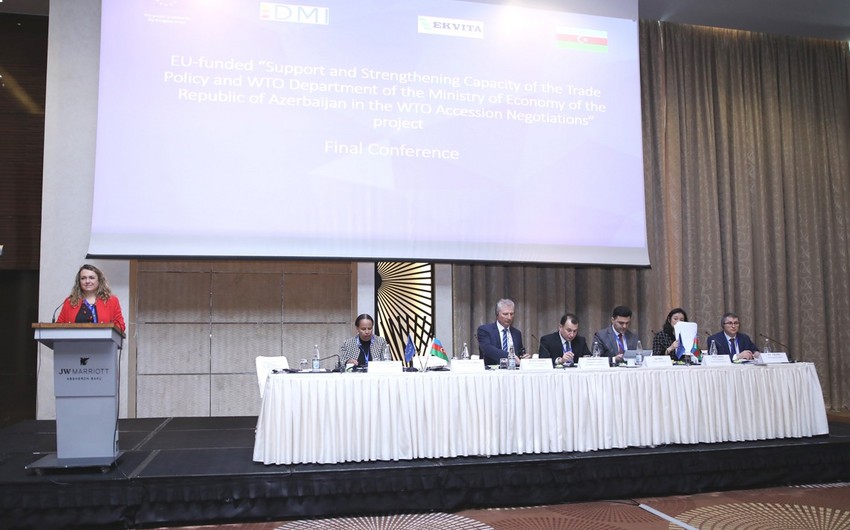 Ticarət siyasətinin səmərəliliyi üzrə beynəlxalq layihə başa çatıb
