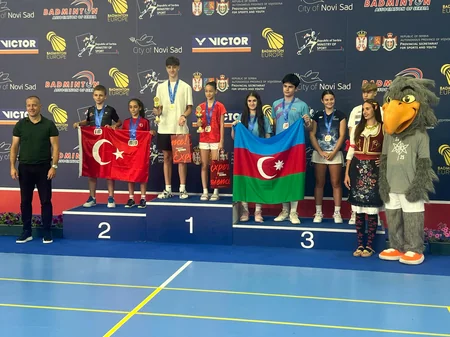 Azərbaycan badmintonçuları beynəlxalq turnirdə qızıl və bürünc medal qazanıblar