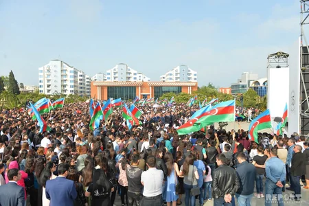 Lənkəranda Heydər Əliyevin anadan olmasının 96-cı ildönümü qeyd olunub - FOTO