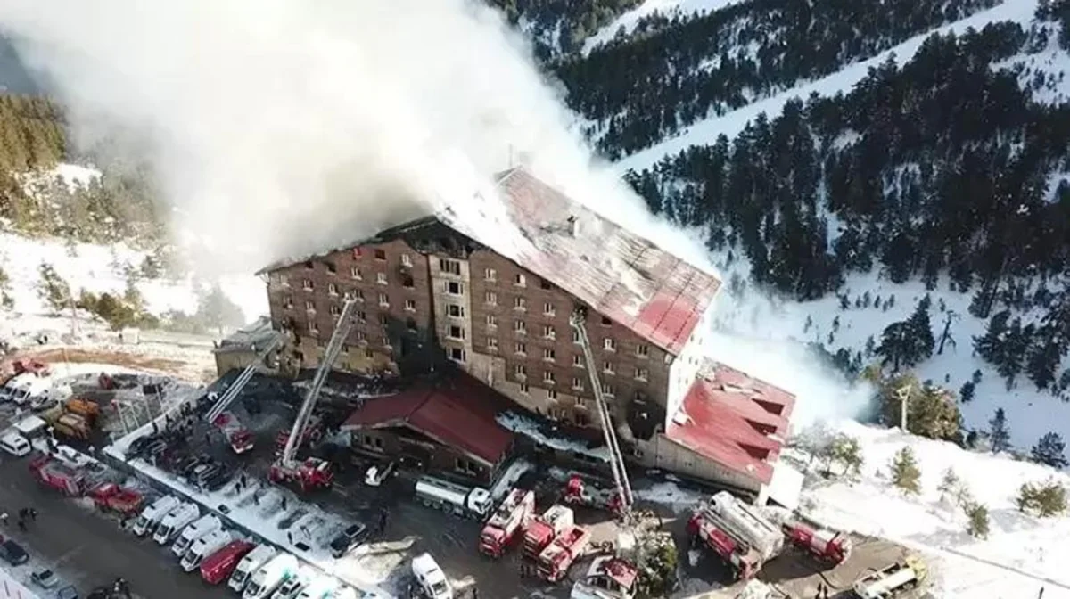 Number of people detained over fire at Turkish ski resort rises to 9