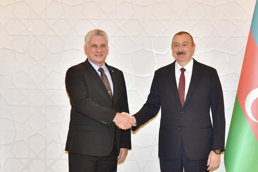 President of Cuba congratulates Azerbaijani President 