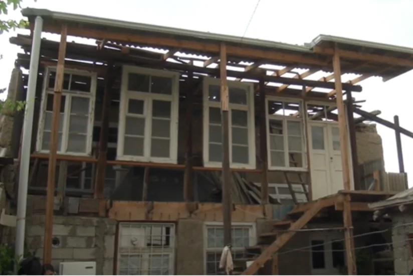 Güclü külək Ordubadda bir sıra fəsadlar törədib