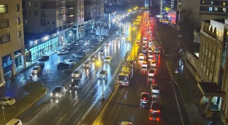 Bakının bir sıra yollarında tıxac müşahidə olunur