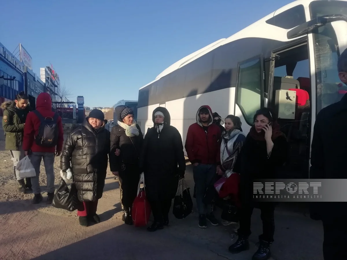 Azərbaycan vətəndaşları Qaziantepdən avtobuslarla ölkəmizə yola salınır