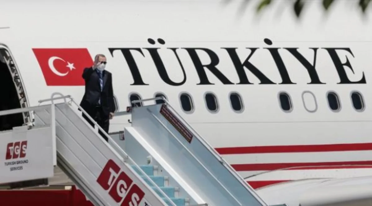 Erdogan makes his 1st post-virus trip