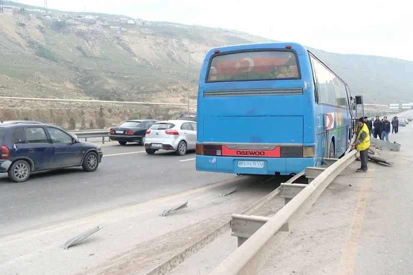 Bakıda baş verən zəncirvari qəza Azəryolservisə  6 min manatadək ziyan vurub