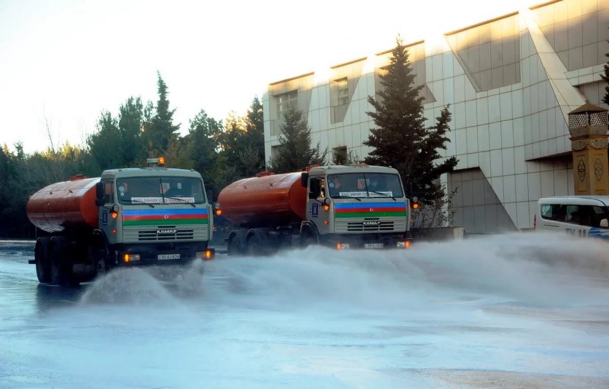 Bakıda 554 küçə dezinfeksiya edilib