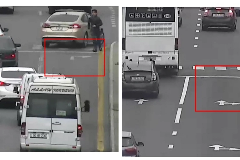 Bakıda bir yerdə yol hərəkətinin təşkilinə dəyişiklik edilib