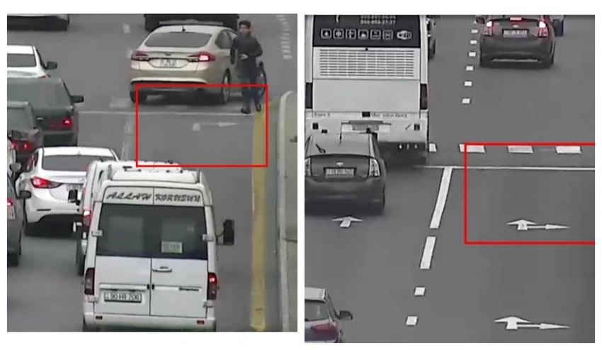 Bakıda bir yerdə yol hərəkətinin təşkilinə dəyişiklik edilib