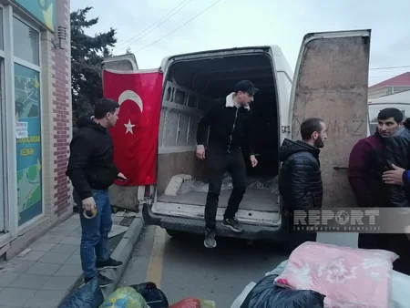 Azərbaycanın şimal bölgəsində Türkiyə üçün yardım toplanır
