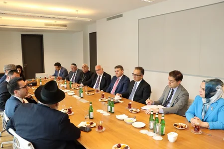Ramin Məmmədov Almaniya Müsəlmanları Mərkəzi Şurasının sədri ilə görüşüb