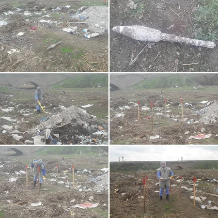 Füzulidə otlaq sahədə raket tapılıb