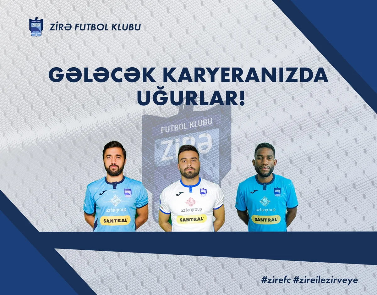 Zirə daha 3 futbolçusu ilə yollarını ayırdı