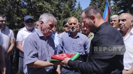 Göyçayda Birinci Qarabağ müharibəsinin şəhidi Rasim Eldarov dəfn edilib - YENİLƏNİB 