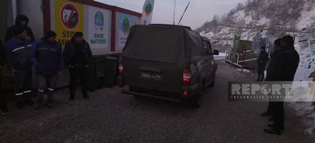 Сегодня по дороге Ханкенди-Лачын беспрепятственно проехали 24 автомобиля миротворцев