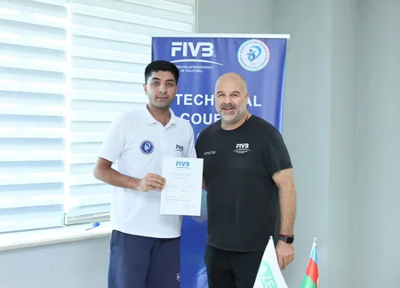 Voleybol məşqçiləri üçün keçirilən beynəlxalq seminar başa çatıb