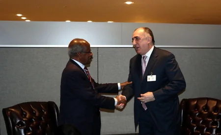 Elmar Məmmədyarov Sierra Leone və Eritreyanın xarici işlər nazirləri ilə görüşüb