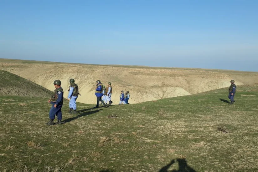 Xızıda hərbi hissə ətrafından 637 ədəd partlamamış hərbi sursat tapılıb