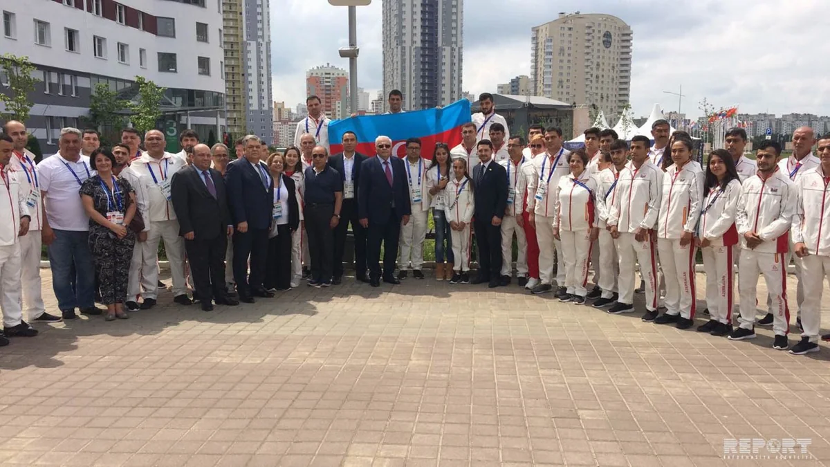 Leyla Aliyeva met with Azerbaijani delegation participating in Minsk 2019 European Games