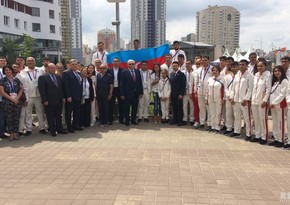 Leyla Aliyeva met with Azerbaijani delegation participating in Minsk 2019 European Games