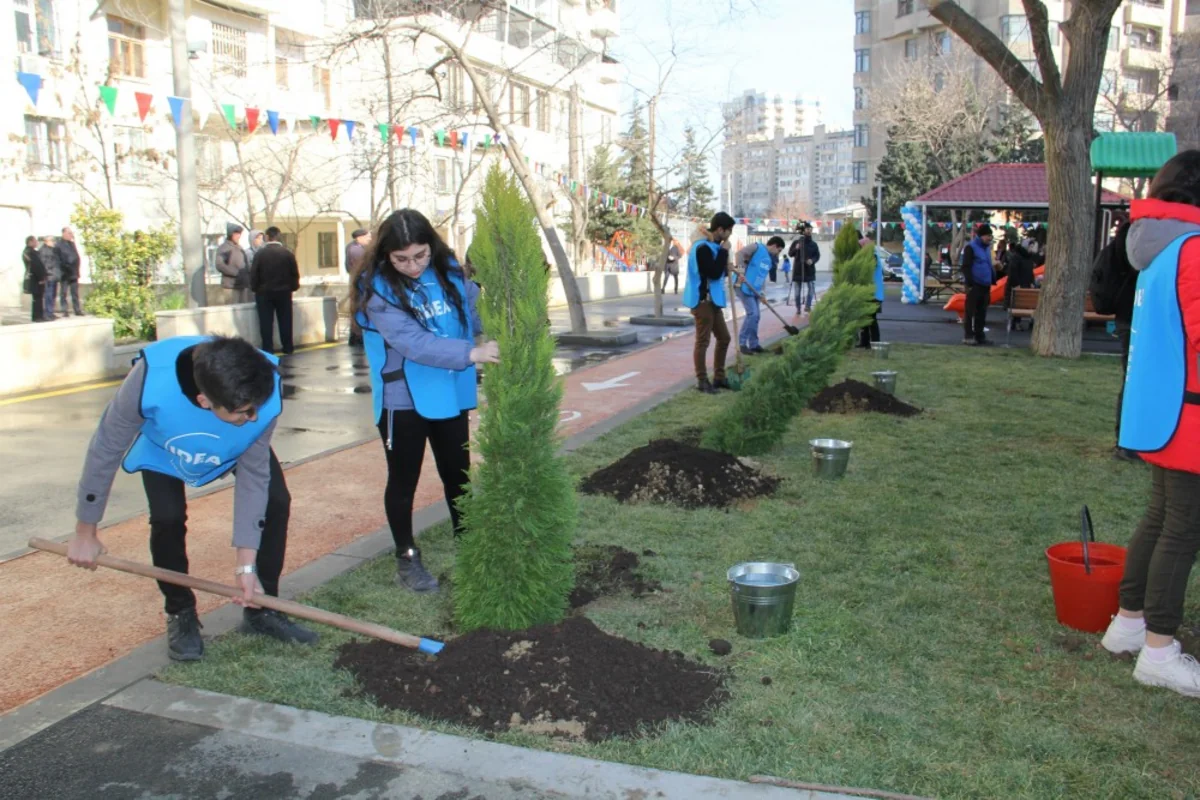 “Bizim həyət” layihəsi çərçivəsində daha bir həyət abadlaşdırılıb