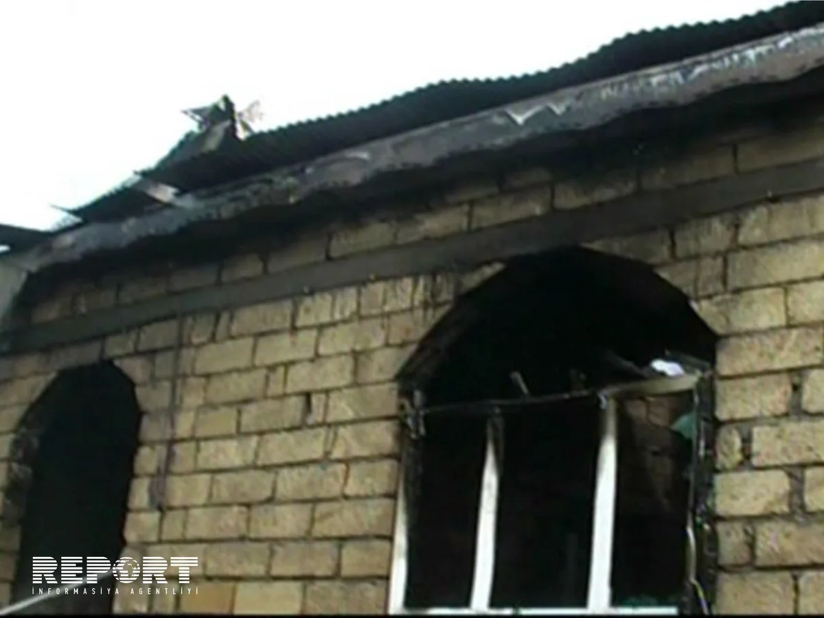 Gəncədə fərdi yaşayış evində yanğın baş verib