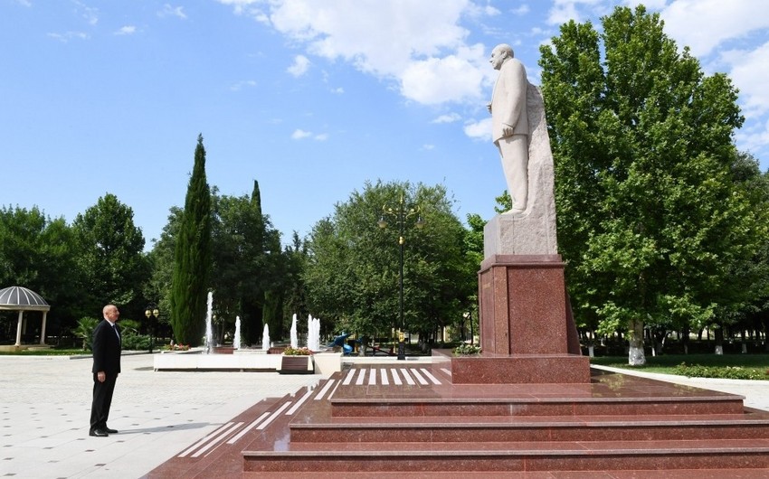 İlham Əliyev Samuxda səfərdədir - YENİLƏNİB