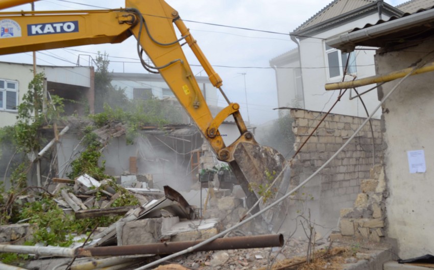 Firstly 1-2-storey buildings will be disassembled in Baku