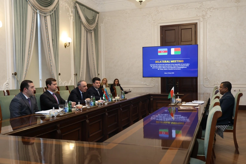 Baş Prokuror korrupsiyaya qarşı beynəlxalq əməkdaşlıq çərçivəsində üç ölkənin nümayəndə heyəti ilə görüşüb