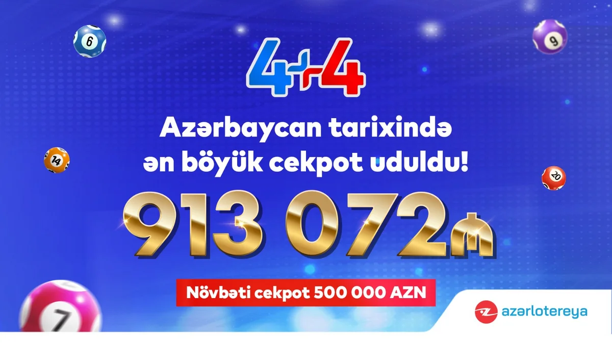 Historic jackpot of over $537,000 won in Azerbaijan
