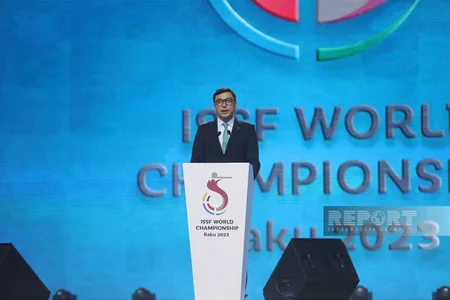 Bakıda atıcılıq üzrə dünya çempionatının açılış mərasimi keçirilib
