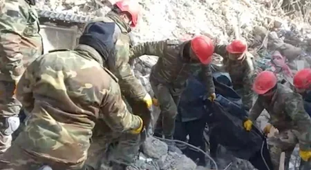 Azerbaijani rescuers save 53 people, pull out 729 bodies from rubble in Türkiye