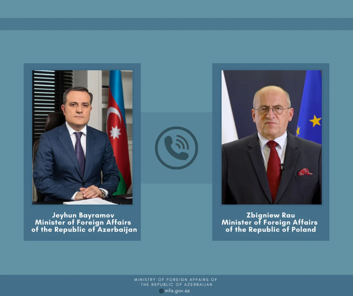 Foreign Ministers of Azerbaijan, Poland hold phone talks
