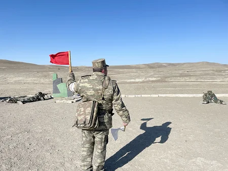 Competition for Best Sniper title underway in Azerbaijani Army
