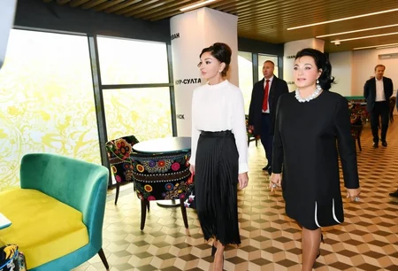 First Vice-President Mehriban Aliyeva visited Gymnastics Center in Luzhniki Olympic Complex