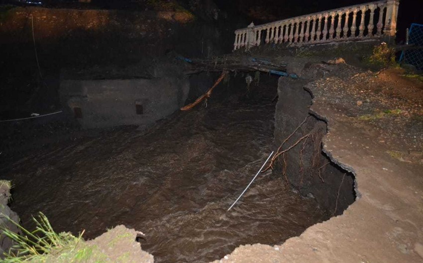 Daşkəsəndə təbii fəlakət: evləri su basıb, xəsarət alanlar var
