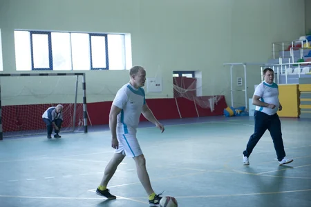 “ShamkirChess 2017” turnirinin iştirakçıları və təşkilatçılar arasında futbol turniri keçirilib