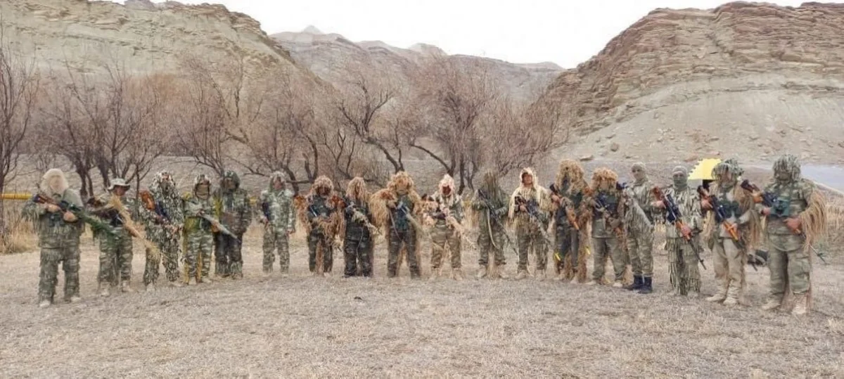 Azerbaijani army snipers taking courses in Turkey