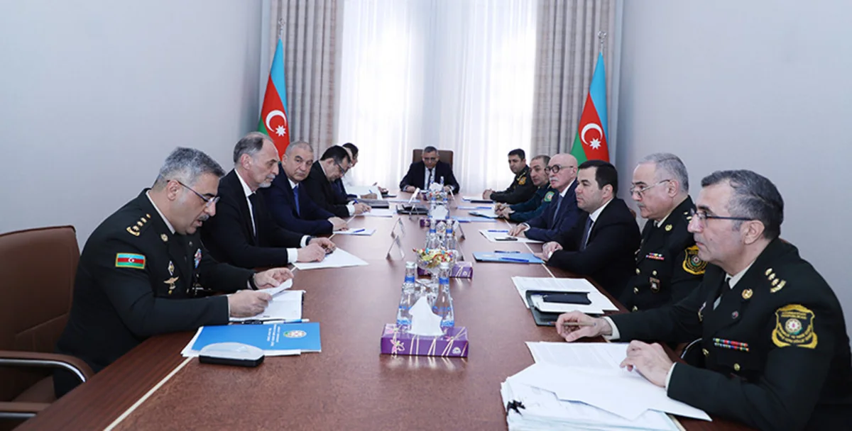 Hərbi xidmətə aprel çağırışının gedişi ilə bağlı komissiya iclası keçirilib
