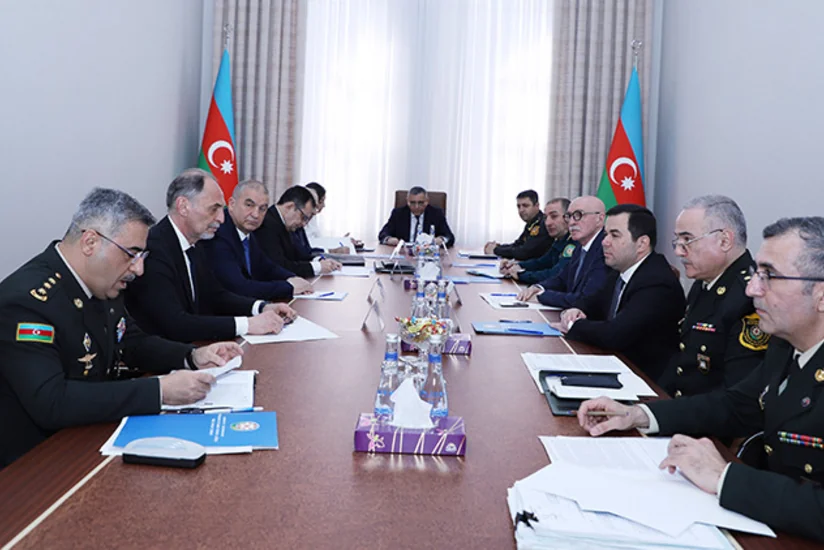 Hərbi xidmətə aprel çağırışının gedişi ilə bağlı komissiya iclası keçirilib