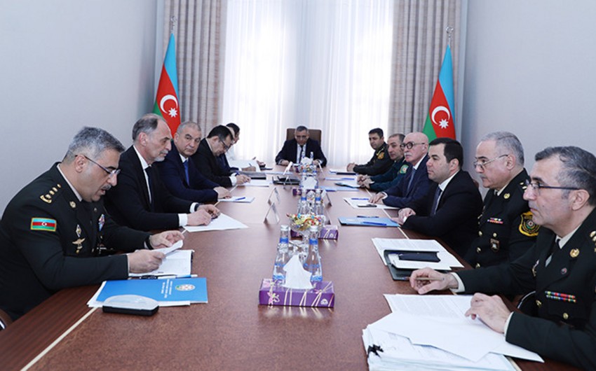 Hərbi xidmətə aprel çağırışının gedişi ilə bağlı komissiya iclası keçirilib