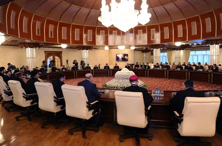 Allahşükür Paşazadə: “Azərbaycan dövlətinin, onun bünövrəsinin qurulması Heydər Əliyevin adı ilə bağlıdır”