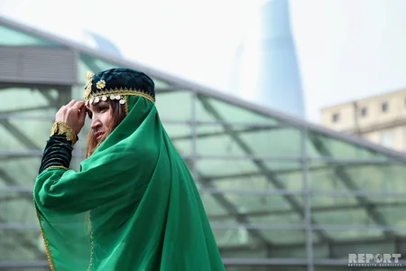 Bakıda “İlaxır çərşənbə”si karvanı - FOTOREPORTAJ