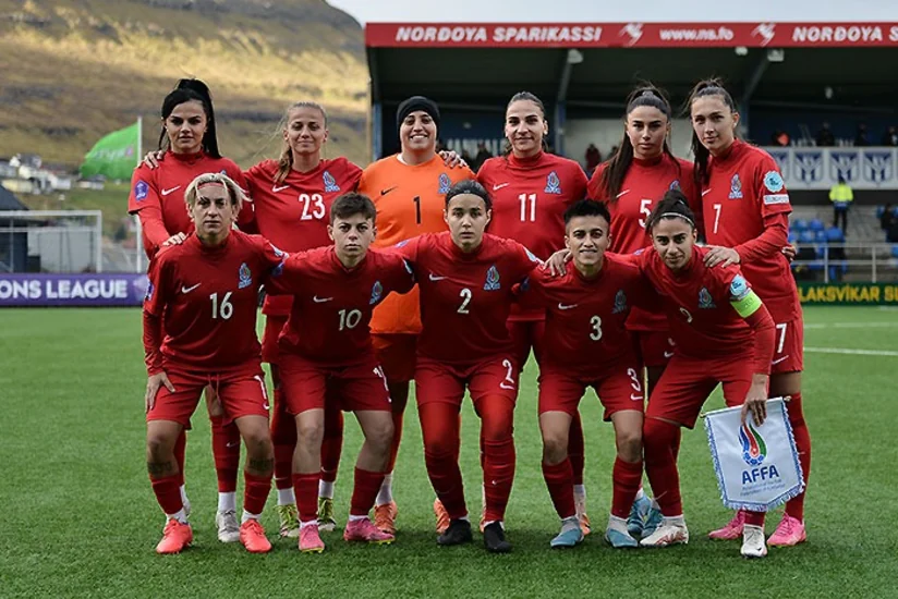 Qadınlardan ibarət Azərbaycan millisi Farer adalarını məğlub edib