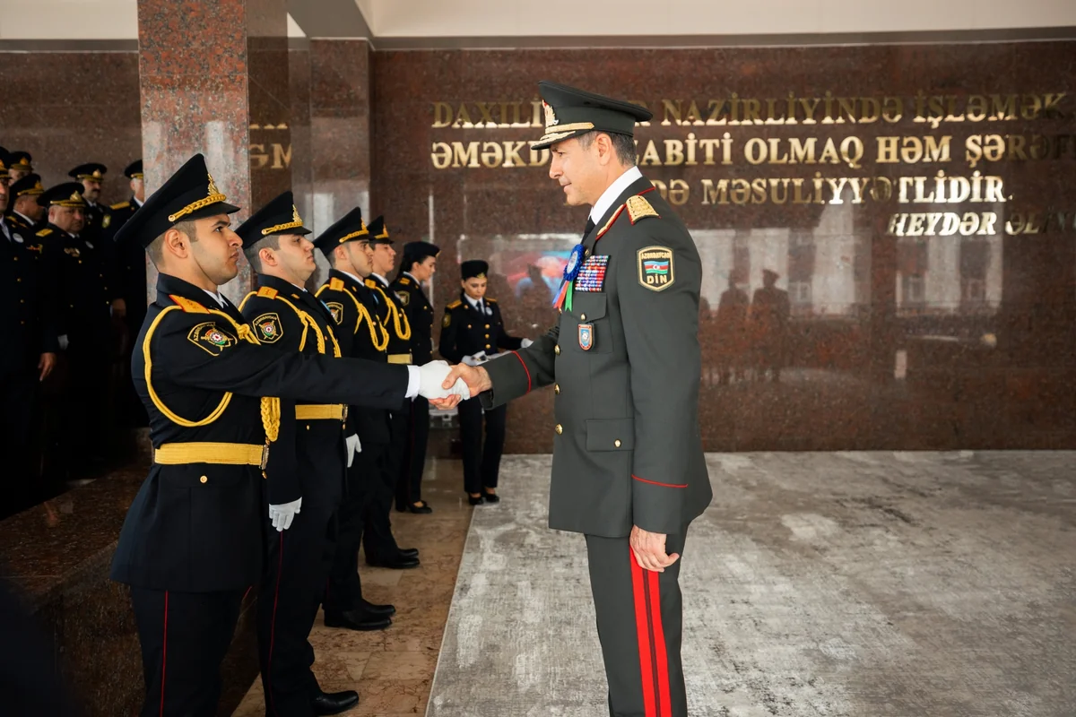 DİN-də “Polis Günü”nə həsr olunmuş təntənəli mərasim keçirilib
