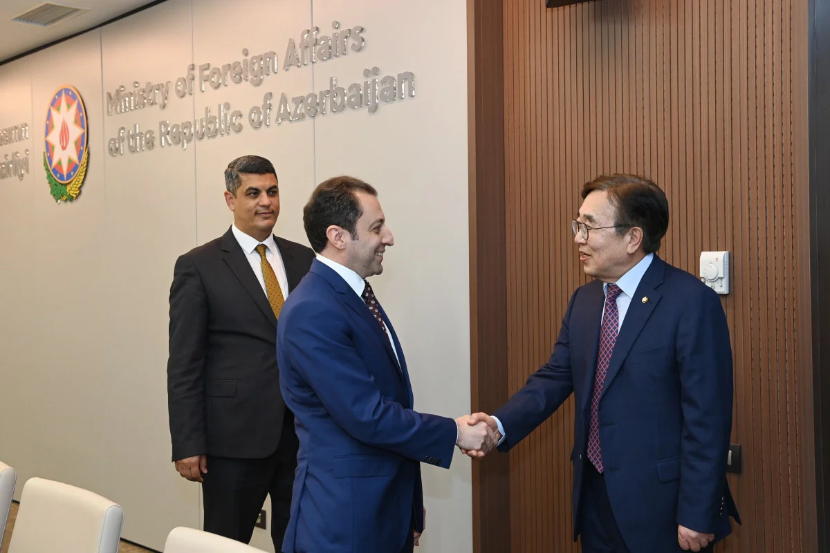 Azərbaycanın XİN rəhbərinin müavini So Byonq Su ilə görüşüb
